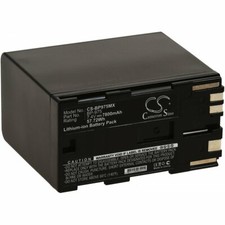 Batteria di alimentazione per videocamera Canon XH A1, XH A1S 7,4 V 7800 mAh/57,7 Wh Li-Ion nero
