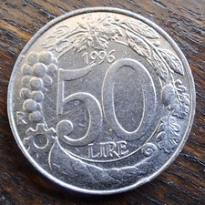 50 Lire Turrita Piccola 1996