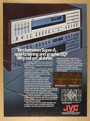 Jvc s77 1981 ricevitore - jvc,
