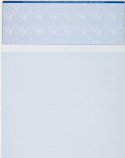 Blank Check Paper Stock -