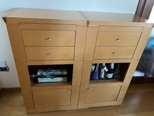 Credenza Mobile Di Design Giorgetti, Chi Wing Lo, In Legno D’acero Con Libretto