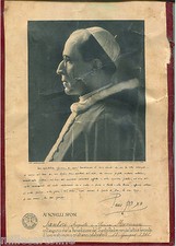 PAPA PIO XII, BENEDIZIONE AI NOVELLI SPOSI, AZIONE CATTOLICA, 1941       m