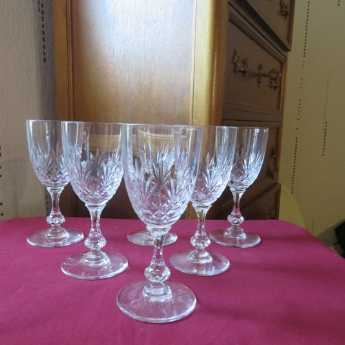 Bicchieri vino cristallo - 6, da