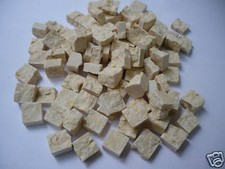 Tessere Marmo Mosaico! Mosaic Tiles! Giallo Chiaro N 40 cm1x1