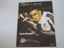 advertising Pubblicità 2002 OXYDO SAFILO GROUP e MARCO MACIO MELANDRI