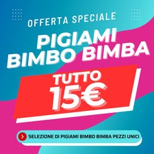 OUTLET Pigiami Bimbo/Bimba e