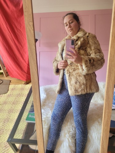 Cappotto pelliccia coniglio
