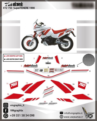 Glitter xtz 750 supertenere - glitter,