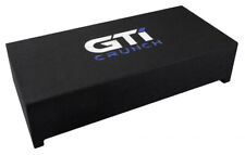Crunch GTi200S Cassa Subwoofer Bass Piatto Bagagliaio 2x 20cm 8" Pollici Cassa
