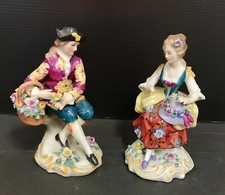 Coppia Figurina Porcellana