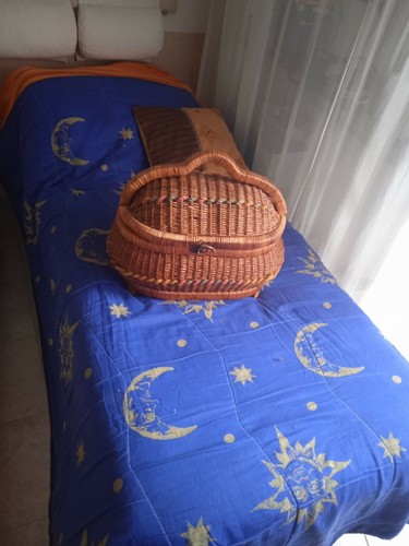 Cestino per pic-nic in vimini