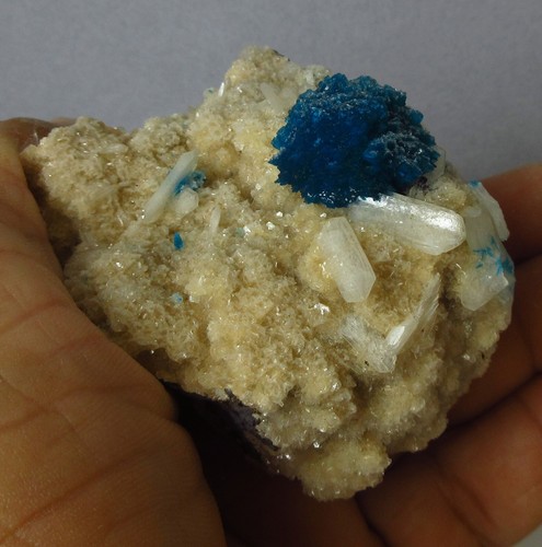 Cavansite con stilbite - , su