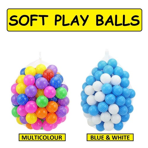 Plastic soft play balls - plastic,
