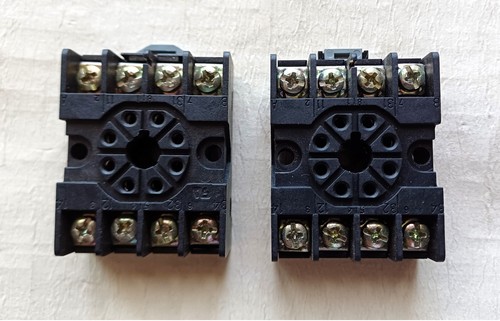 Zoccolo per rele pin octal - 8,