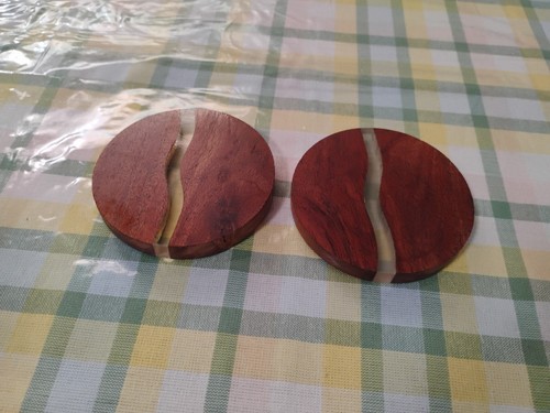 Sottobicchieri legno di - 3, in