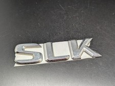 MERCEDES SLK LOGO SIGLA EMBLEMA FREGIO STEMMA SCRITTA BADGE TARGA NOME TARGHETTA