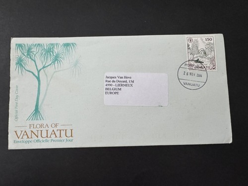 Vanuatu fdc lettera primo - vanuatu,
