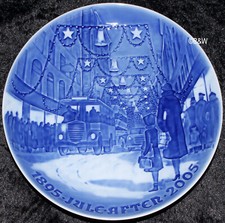 2005 BING & GRONDAHL / ROYAL COPENHAGEN PIATTO DI NATALE GIUBILEO 