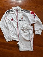 AC Milan Tuta Lotto Opel Motta Tracksuit Completo Scudetto Vintage Size XL