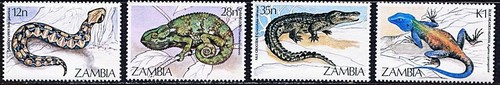 Zambia 1984 rettili mnh - 1984,