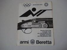 advertising Pubblicità 1972 FUCILI BERETTA
