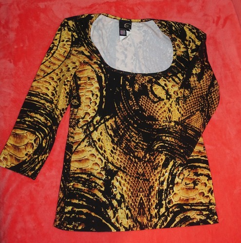 Top just cavalli stampa pelle - top,
