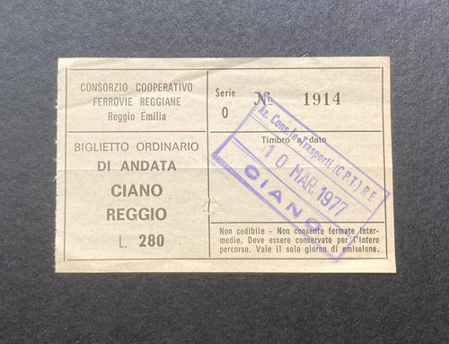 Biglietto ticket treno - biglietto,
