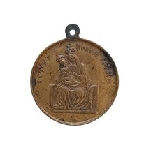 *HH* Medaglia Religiosa Votiva Devozionale Madonna Montis Regalis Mondovì 