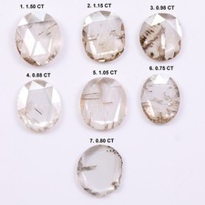 Diamante ovale taglio rosa