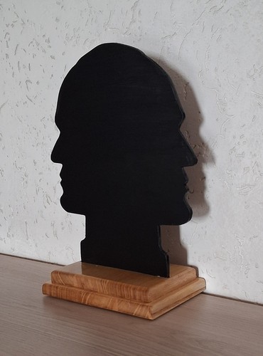 Scultura futurismo profilo - scultura,