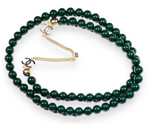 Chanel catena perle verde - chanel, di