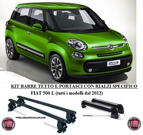 Kit fiat 500l 500 con - l, barre
