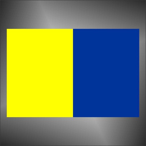 Adesivo bandiera flag nautica - adesivo,