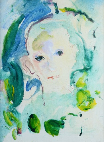 Ernesto treccani olio su - olio,