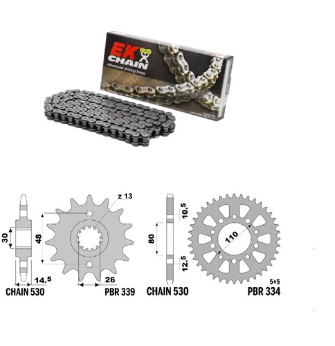 Kit trasmissione honda 750 - honda,