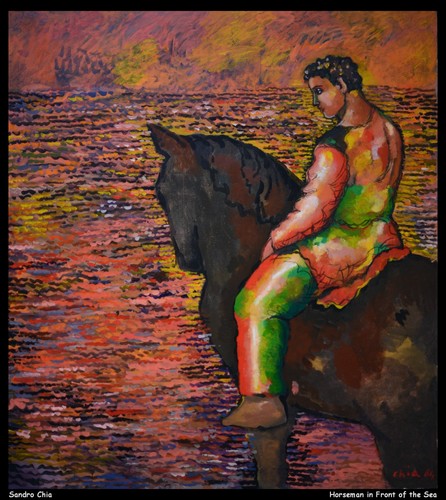 Sandro chia horseman front - sandro,