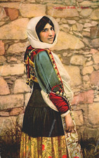 de1 cartolina costumi sardi bono