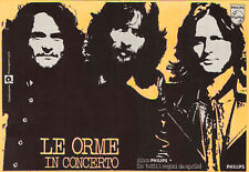 POSTER LE ORME IN CONCERTO REALIZZAZIONE DA IMMAGINE ANNI 70 ITALIAN PROGRESSIVE