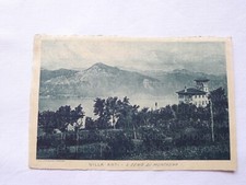 VECCHIA CARTOLINA FOTO VINTAGE S. ZENO DI MONTAGNA LAGO DI GARDA VILLA ANTI 1922
