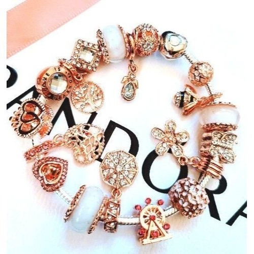 Bracciale pandora charm oro - bracciale,
