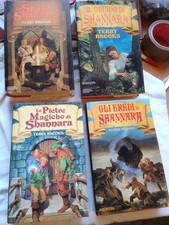 SAGA DI  ' SHANNARA ' : IL DRUIDO + LA SPADA + GLI EREDI + LE PIETRE MAGICHE !!