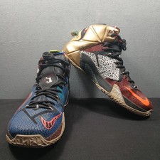 Nike LeBron 12 SE "What The LeBron" Sneakers Uomo 11.5 802193-909 Multi-Colo