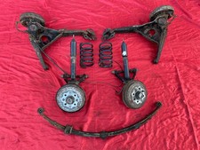 FIAT 126 set kit 4 mozzi fusi fuselli anteriori e bracci trapezi posteriori 4x98