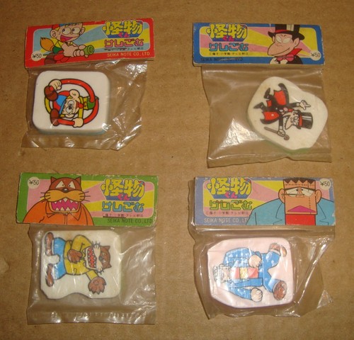 Kaibutsu kun eraser set - eraser, seika