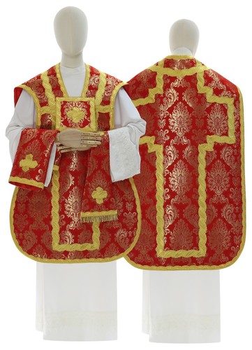 Pianeta rossa con stola - rossa,