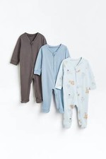 H&M Baby 3-pack Pajama Zipper