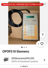 PANNELLO SIEMENS OP393-III