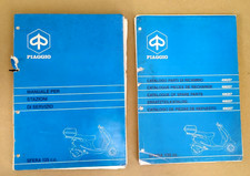PIAGGIO SFERA 125 MANUALE OFFICINA + CATALOGO PARTI RICAMBIO - ORIGINALI  406257