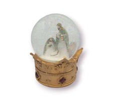 Ampolla con Sacra Famiglia - Collezione Natale Le Stelle