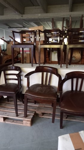 Sedie pozzetto in mogano - a,
